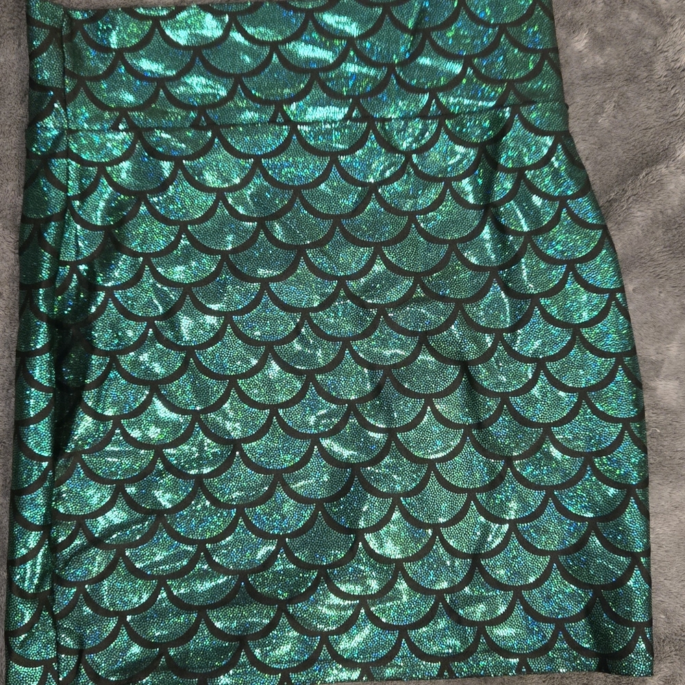 Mermaid Green Shimmer Skirt